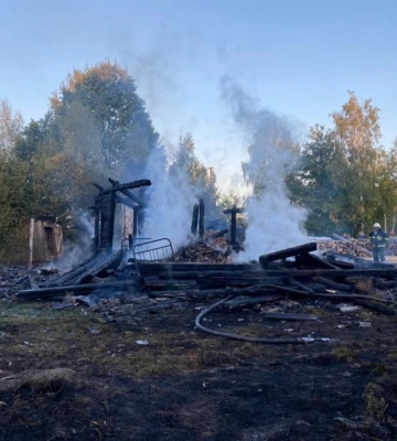 У селі на Рівненщині згорів будинок