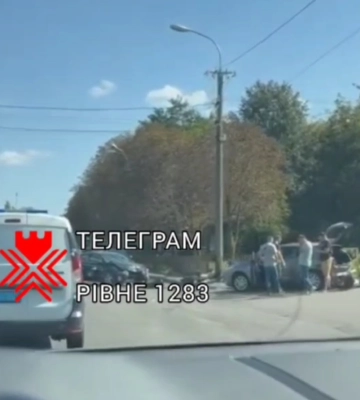 На Київській у Рівному - зіткнення (ВІДЕО)