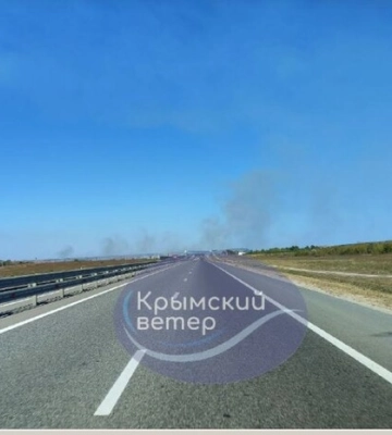 Розгром Чорноморського флоту у Криму: біля Бахчисараю виникла пожежа 