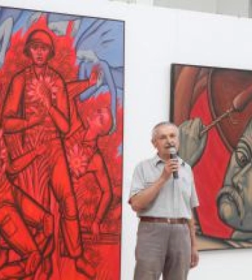 Антивоєнна виставка Олександра Мельника — це і біль, і надія, і віра у Перемогу