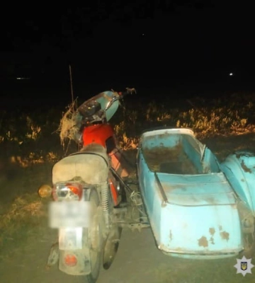 На Черкащині мотоцикл врізався у відбійник, водій загинув на місці