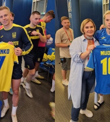 Футболісти збірної України долучилися до благодійної ініціативи волинських волонтерів