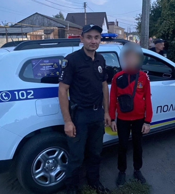 Поліцейські Конотопа оперативно відшукали зниклого неповнолітнього