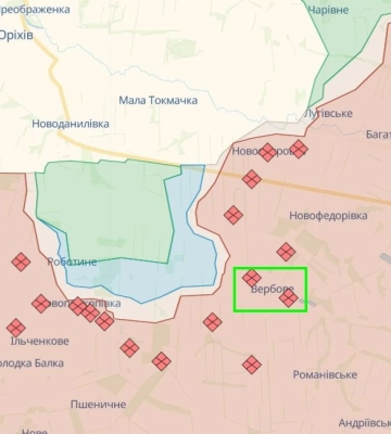 ВСУ прорвали российскую оборону в районе Вербового