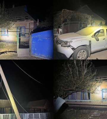 Враг атаковал Никополь и район из тяжелой артиллерии и БпЛА: пострадал мужчина
