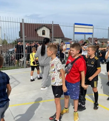 У Костополі на знак пам`яті про загиблого воїна облаштували спортивний майданчик