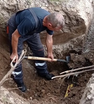 В селі на Рівненщині екскаватор пошкодив газогін