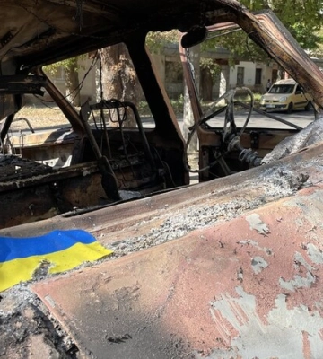 Росіяни скинули на Херсон дві авіабомби