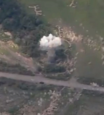 Українські сили влучили снарядом GMLRS по спостережному пункту ворога на Запоріжжі