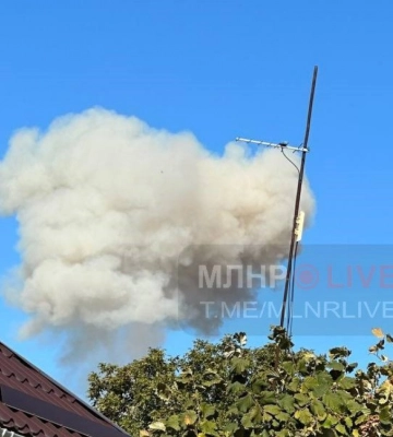 Склад боеприпасов российских сил горит в Сорокино на Луганщине