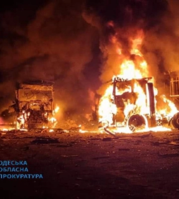 Прокуратура показала последствия ночных обстрелов Одесской области