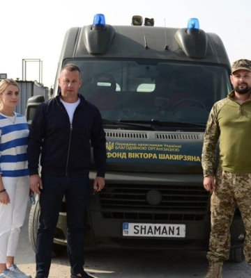 Фонд Віктора Шакирзяна передав черговий автомобіль швидкої допомоги для потреб ЗСУ