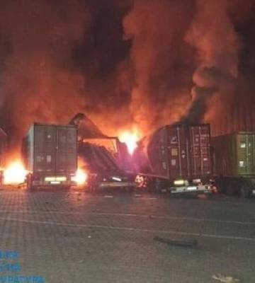 Наслідки ворожої атаки дронами на Подунав’я Одещини. ФОТОрепортаж