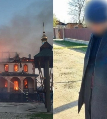 У Чернівцях судитимуть монаха, який спалив церкву та магазин в селі Мілієве