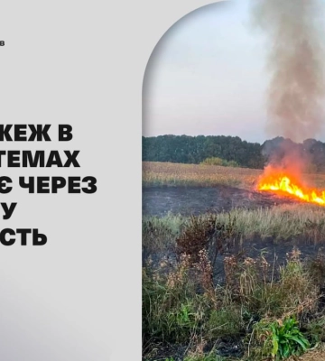 Майже 20 тисяч пожеж в екосистемах виникло від початку року в Україні