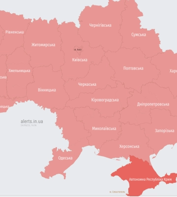 Повітряна тривога в усій Україні: ракетна небезпека (доповнюється)