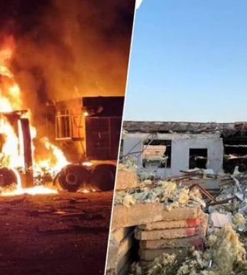 Масштабна атака Одещини: з&#039;явились моторошні кадри наслідків нічного обстрілу