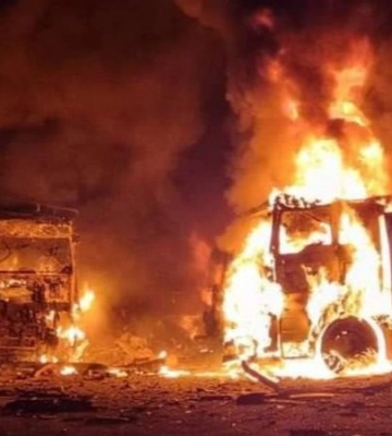 Одещина. З’явилися фото наслідків атаки Росії, від якої постраждали шість водіїв та місцевий житель