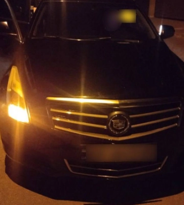 В Киеве патрульные задержали преступников на Cadillac, которые устроили стрельбу