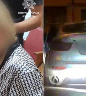 Хотіла втекти та дати хабар: на Дніпропетровщині затримали п'яну водійку BMW