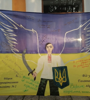 Випускник ліцею на Волині, який зараз воює на передовій, зустрівся з учнями