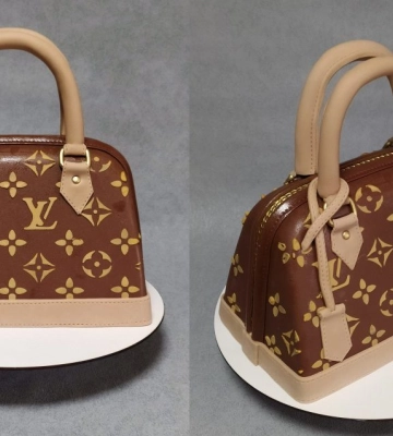 Дніпровський кондитер зробив торт у вигляді жіночої сумочки Louis Vuitton