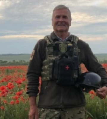 Ортопед-травматолог Рівненської дитячої лікарні допомагав пораненим на передовій