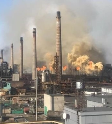 Російські війська вдарили авіабомбою по Авдіївському коксохіму