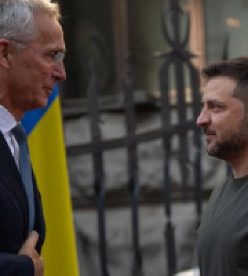 Президент Зеленський зустрівся у Києві з генсеком НАТО Столтенбергом (відео)