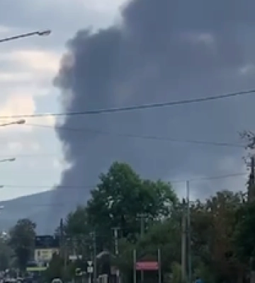 В Ивано-Франковской области взорвался нефтепровод: в небо поднялся дым, кадры