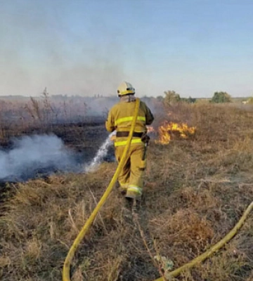 За добу на Дніпропетровщині надзвичайники загасили 64 пожежі на відкритих територіях