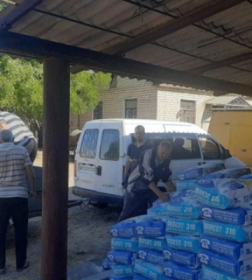 Херсонщині передали будівельні матеріали від польського благодійного фонду