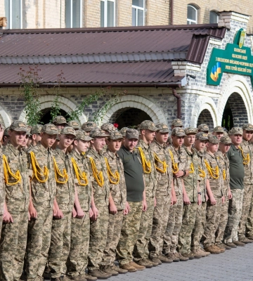 Учні Волинського військового ліцею вперше прийняли клятву воїна Сил спеціальних операцій