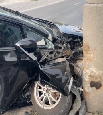 Зіткнулися дві Toyota: на проспекті лівого берега Дніпра ускладнено рух