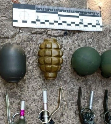 У лучанина серед білого дня вилучили 4 гранати