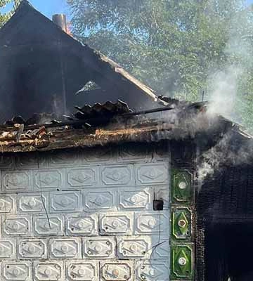 На Полтавщині під час пожежі у власній оселі загинула 60-річна жінка