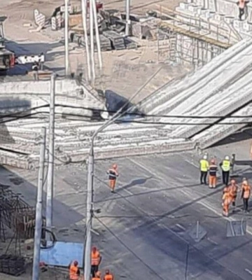 Прокуратура Киева взялась за обвал Дегтяревского моста