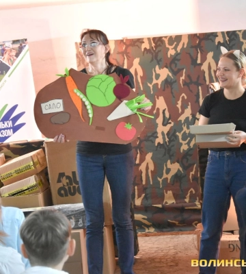 «Два скетчі про війну»: в укриттях луцьких шкіл знову показують вистави. Фото