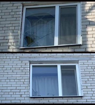У Рівному практично ліквідували усі наслідки ракетного удару (ФОТО)