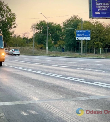 В Одессе ввели новую схему организации дорожного движения на Николаевской дороге