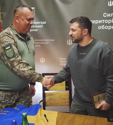 Зеленський відвідав військових під Купʼянськом