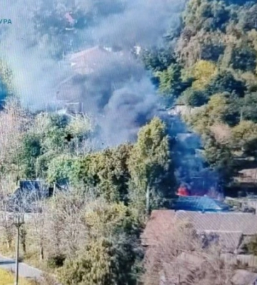 Ворог двічі з мінометів обстріляв прикордоння Сумщини - зафіксовані 10 вибухів