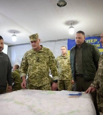 Президент України відвідав розташування бригад, які виконують бойові завдання на ділянці Куп’янськ – Лиман