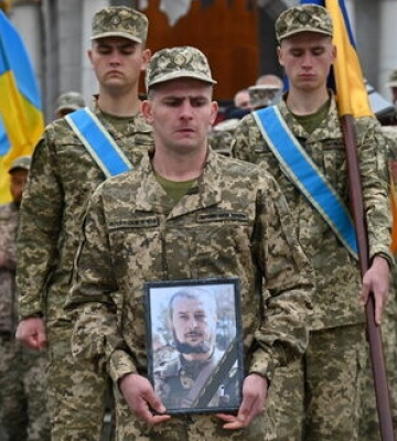 У Києві попрощалися з командиром роти стрілецького батальйону Олександром Пастухом (Добрим), який загинув у бою проти рашистів на&amp;hellip;