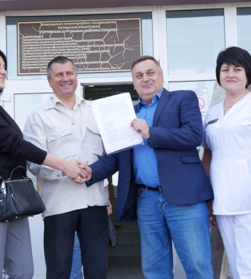Охтирська лікарня отримала обладнання для реабілітаційного відділення на понад мільйон гривень