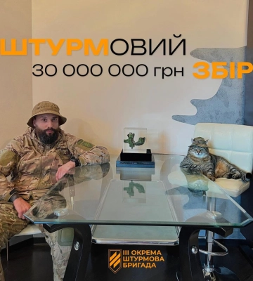 Найвідоміший блогер Харкова кіт Степан збирає кошти на ЗСУ (відео)