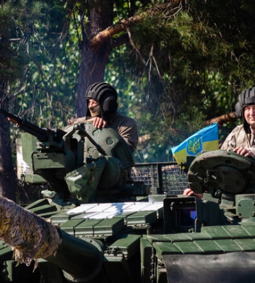 Карта боевых действий в Украине 5 октября