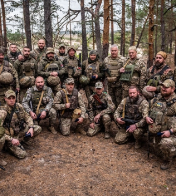 Наєв зустрівся з бійцями стрілецького батальйону