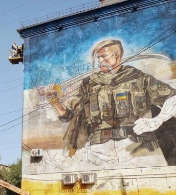 Город силы: в Кривом Роге появляется все больше патриотических муралов. Фото