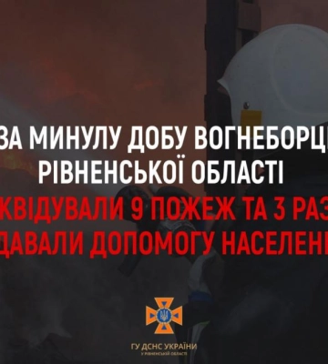 На Дубенщині вогнеборці під час пожежі врятували чоловіка